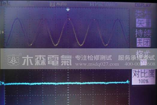 电容电流50Hz输入输出波形对比